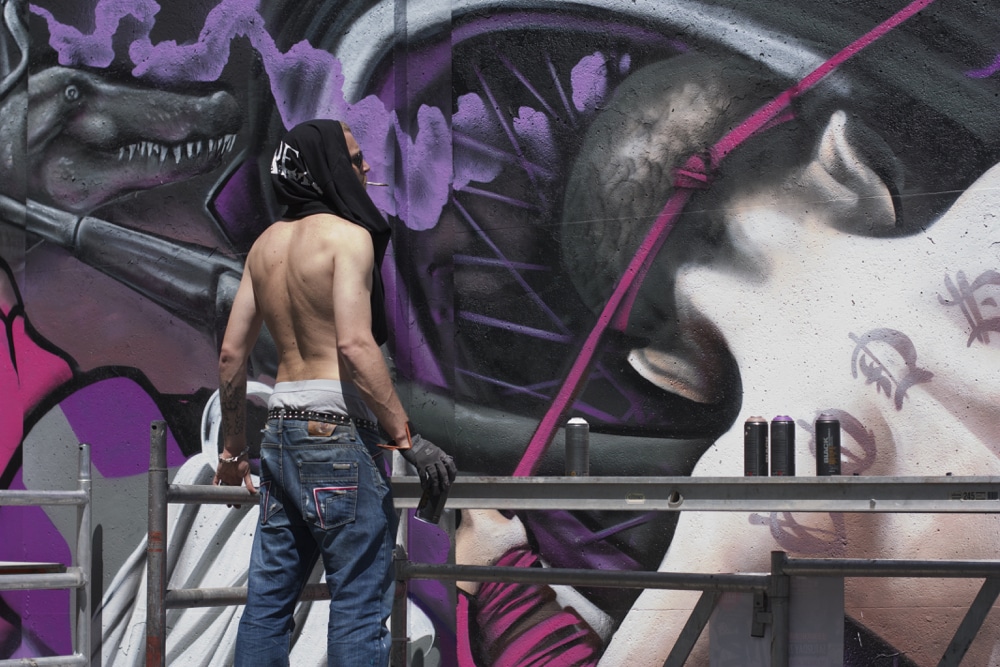 Eindhoven portretfotografie met graffiti