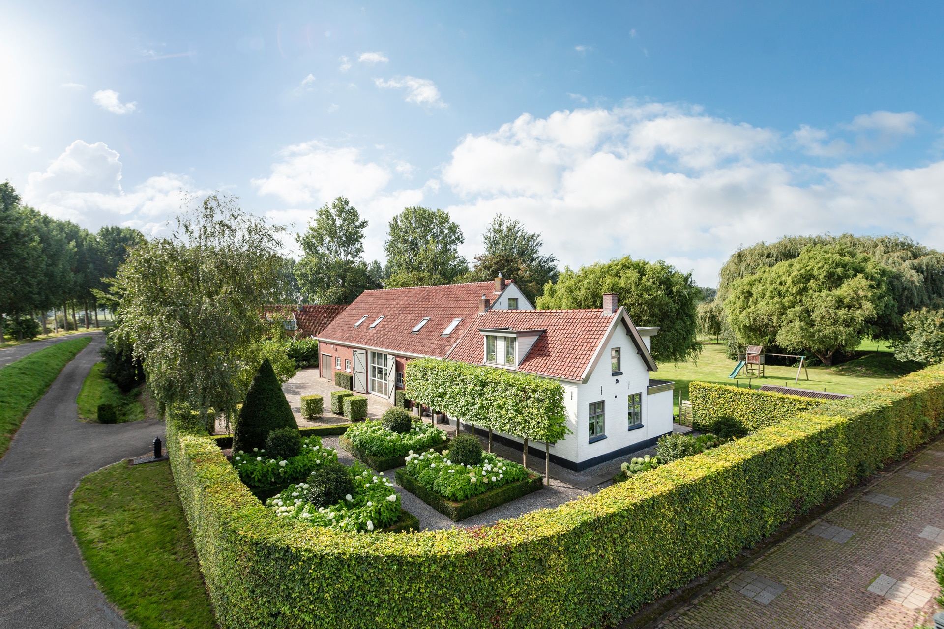 Woonboerderij Heinkenszand Zeeland Hoogtefoto - vastgoed beter in beeld